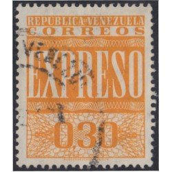 Venezuela expreso 2 1961 Filigrana A sellos de Perú Expreso usado Venezuela expreso 2 1961 Filigrana A sellos de Perú Expreso usado