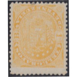 Venezuela Telégrafos 4 1897 Escudo sin goma