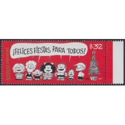 Argentina 3179 2017 Navidad Christmas Mafalda MNH Argentina 3179 2017 Navidad Christmas Mafalda MNH