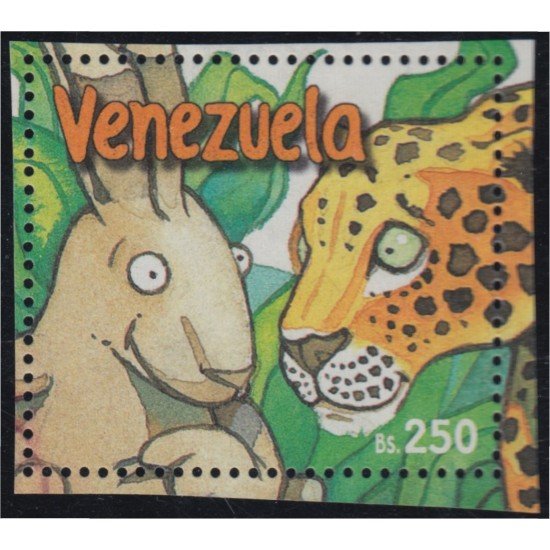 Venezuela 48 SH 1997 Cuentos infantiles venezolanos Conejo Tigre usados Venezuela 48 SH 1997 Cuentos infantiles venezolanos Conejo Tigre usados
