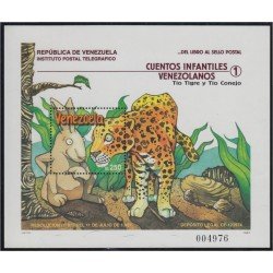 Venezuela 48 HB 1997 Cuentos infantiles venezolanos Conejo Tigre MNH Venezuela 48 HB 1997 Cuentos infantiles venezolanos Conejo Tigre MNH