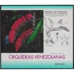 Venezuela 47 HB 1997 Orquídeas Flores Flowers MNH Venezuela 47 HB 1997 Orquídeas Flores Flowers MNH