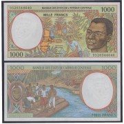 Guinea Ecuatorial 1000 francs 1993 billete banknote sin circular