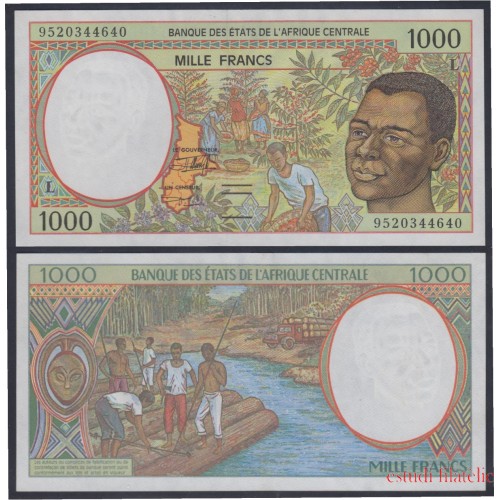 Guinea Ecuatorial 1000 francs 1993 billete banknote sin circular