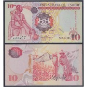 Lesoto Lesotho 10 Maloti 2003 billete banknote sin circular