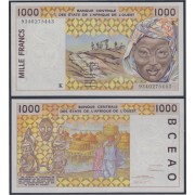 África Estados de oeste Mali 1000 Francs 1991 billete banknote sin circular