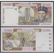 Niger 10000 francs 1992 billete banknote sin circular