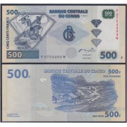 Congo 500 francs 2002 billete banknote sin circular