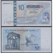 Túnez Tunisie 10 dinars 2005 billete banknote sin circular