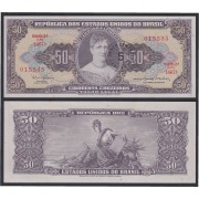 Brasil 50 cruzeiros 1949 Billete Banknote Sin Circular