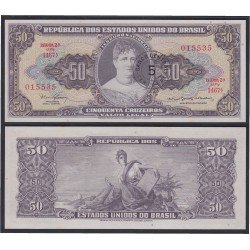 Brasil 50 cruzeiros 1949 Billete Banknote Sin Circular Brasil 50 cruzeiros 1949 Billete Banknote Sin Circular