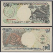 Indonesia 500 Rupias 1992 Billete Banknote sin circular