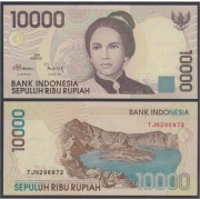 Indonesia 10000 Rupias 1998  Billete Banknote sin circular