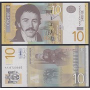 Serbia 10 dinares 2006 Billete Banknote Sin Circular