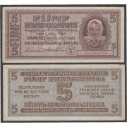 Rusia 5 Karbowanez 1942 Billete Banknote Sin Circular