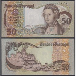 Portugal 50 escudos 1980 Billete Banknote Sin Circular Portugal 50 escudos 1980 Billete Banknote Sin Circular