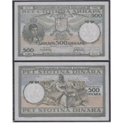 Montenegro 500 dinares 1931/35 Billete Banknote Sin Circular
