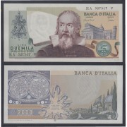 Italia 2000 Liras 1976  Billete Banknote Sin Circular