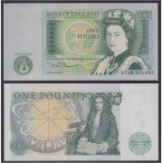 Gran Bretaña 1 pound 1978/82  Billete Banknote Sin Circular