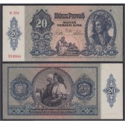 Hungría 20 Pengo 1941 Billete Banknote Sin Circular