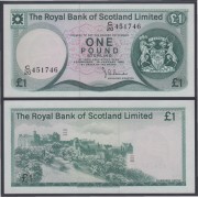 Escocia 1 pound 1981 Billete Banknote Sin Circular