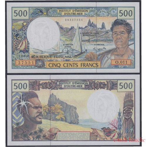 Nueva Caledonia 500 Francs 1984 Billete Banknote Sin Circular
