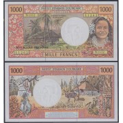 Nueva Caledonia 1000 Francs 1969 Billete Banknote Sin Circular