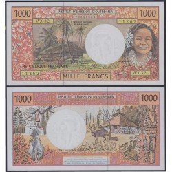 Nueva Caledonia 1000 Francs 1969 Billete Banknote Sin Circular Nueva Caledonia 1000 Francs 1969 Billete Banknote Sin Circular