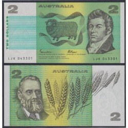 Australia 2 Dolares 1966 Billete Banknote Sin Circular Australia 2 Dolares 1966 Billete Banknote Sin Circular