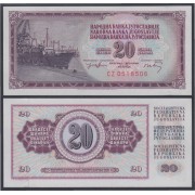 Yugoslavia 20 Dinara 1974 Billete Banknote Sin Circular