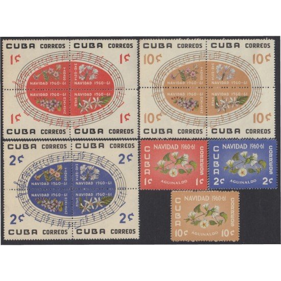 Cuba 535/49 1960 Navidad Christmas MNH Cuba 535/49 1960 Navidad Christmas MNH
