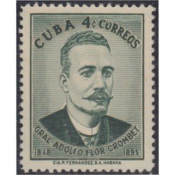 Cuba 499 1959 Gral Adolfo Flor Crombet MNH Cuba 499 1959 Gral Adolfo Flor Crombet MNH