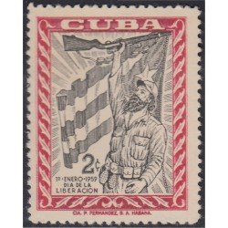 Cuba 498 1959 1º enero de 1959 Día de la Liberación MNH Cuba 498 1959 1º enero de 1959 Día de la Liberación MNH