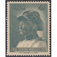 Cuba 495 1958 Theodore Roosevelt MNH
