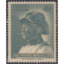 Cuba 495 1958 Theodore Roosevelt MNH Cuba 495 1958 Theodore Roosevelt MNH