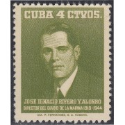 Cuba 476 1958 José Ignacio Rivero Alonso MNH