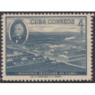 Cuba 474 1958 Dayton Hedges Industria textilera de Cuba MNH