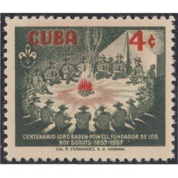 Cuba 449 1957 Lord Baden Powell fundador de los Boy Scouts MNH Cuba 449 1957 Lord Baden Powell fundador de los Boy Scouts MNH