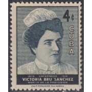 Cuba 456 1957 Victoria Bru Sánchez MNH