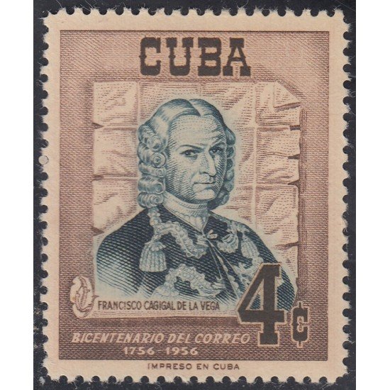 Cuba 434 1956 Francisco Cagigal de la Vega MNH Cuba 434 1956 Francisco Cagigal de la Vega MNH