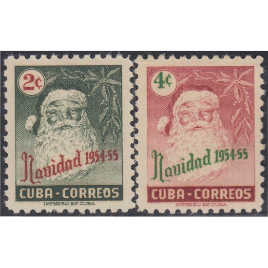Cuba 417/18 1954 Navidad Christmas MNH Cuba 417/18 1954 Navidad Christmas MNH