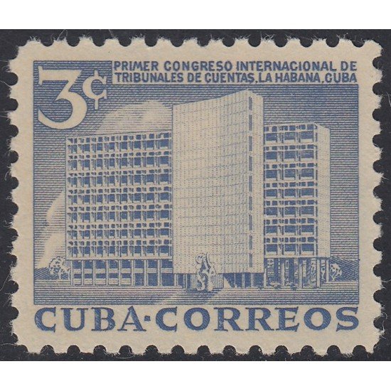 VAR3 Cuba 396 1953 1º Congreso Internacional de Tribunales de Cuentas MNH