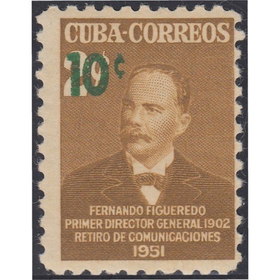 Cuba 357 1952 Fernando Figueredo MNH Cuba 357 1952 Fernando Figueredo MNH