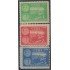 Cuba 335/37 1950 Manuel Balanzategui Retiro de Comunicaciones MNH