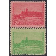 Cuba 319/20 1949 Bicentenario del Castillo de Jagua MNH