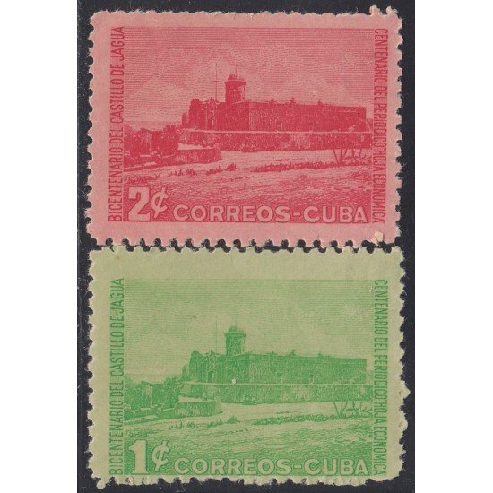 Cuba 319/20 1949 Bicentenario del Castillo de Jagua MNH Cuba 319/20 1949 Bicentenario del Castillo de Jagua MNH