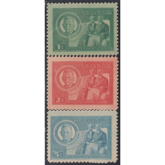 Cuba 297AC 1947 Antonio Oms Sarret Retiro de Comunicaciones MNH