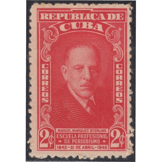 Cuba 295 1945 Manuel Márquez Sterling MNH