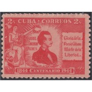 Cuba 294 1945 Gabriel de la Concepción Valdés MNH