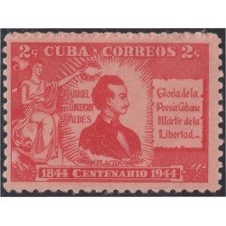 Cuba 294 1945 Gabriel de la Concepción Valdés MNH Cuba 294 1945 Gabriel de la Concepción Valdés MNH